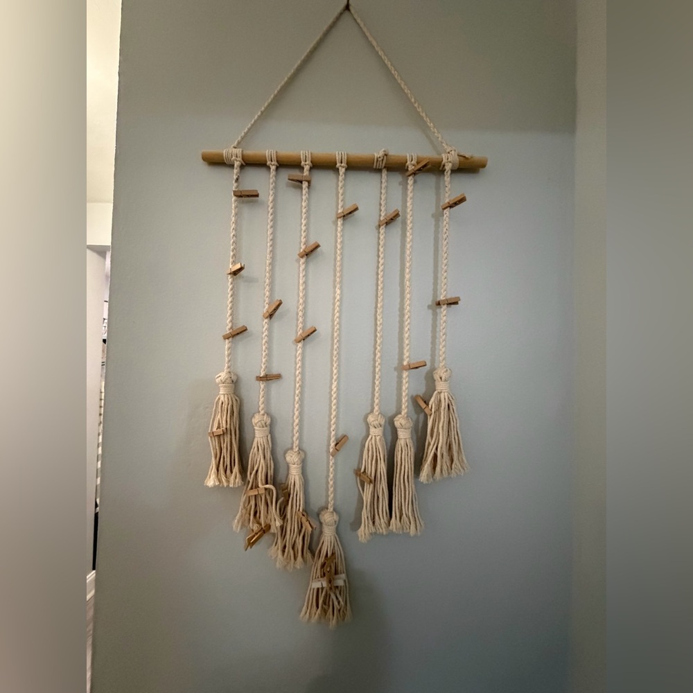 Cream and Tan Wall picture Hanging Decor